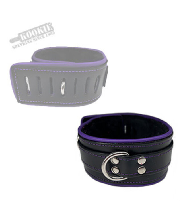 Piping & fleece lining Bondage collar