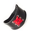 Red Laced Leather Posture Collar