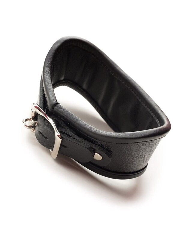 Red Laced Leather Posture Collar