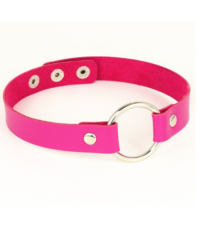 Slim Vegan O Ring Choker