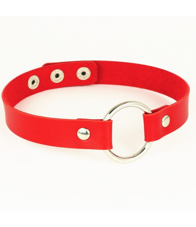 Slim Vegan O Ring Choker