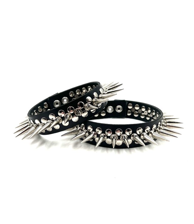 Choker Full Metal Punk Spikes