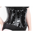 Shiny Vinyl Corset with Steel Boning