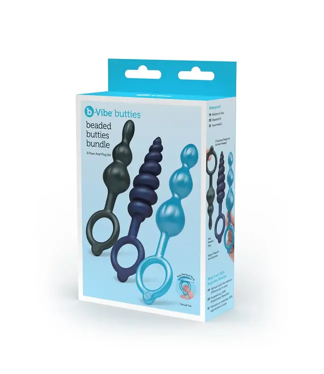 Beaded Butties Bundle 3-Piece Anal Plug Set