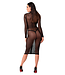 Ecstasy Midi Sheer  Dress