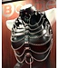 Faux Leather Chain Chest Harness