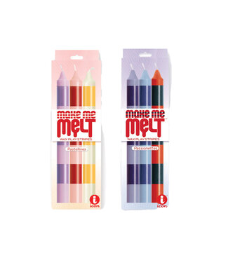 Icon Brands The 9's Make Me Melt Sensual Warm Drip Candles Stripes