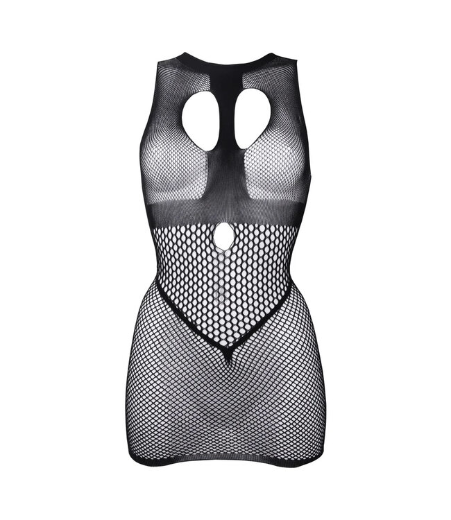 Le Desir Duo Open Cup Mini Dress Black O/S