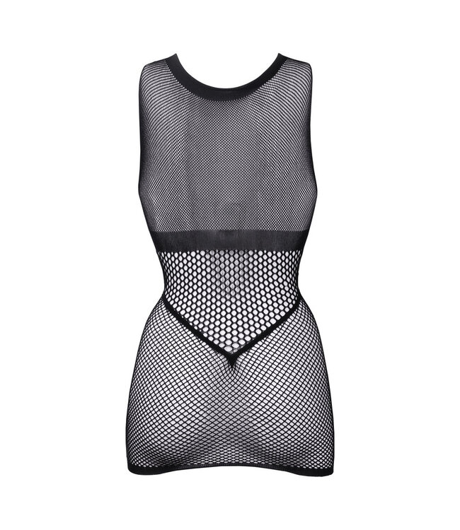 Le Desir Duo Open Cup Mini Dress Black O/S