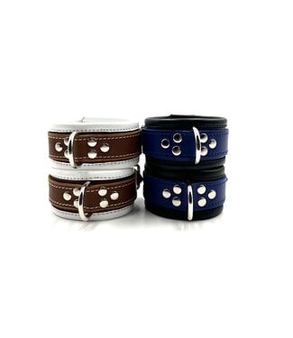 KOOKIE INT'L Petite 2-Tone Locking Wrist Cuffs D-Ring