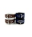 Petite 2-Tone Locking Wrist Cuffs D-Ring