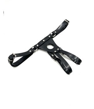 Aslan Leather Rubber Jock Strap-on Harness | Aslan Leather