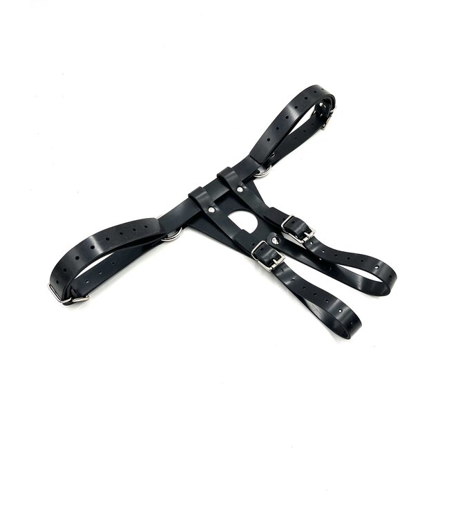 Rubber Jock Strap-on Harness | Aslan Leather