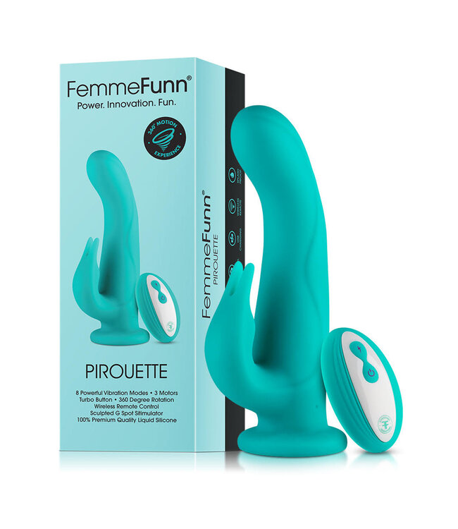 FemmeFunn Pirouette Rotating Rabbit Toy