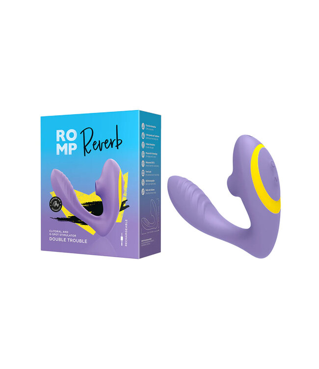ROMP Reverb Clitoral and G-Spot Stimulator Purple