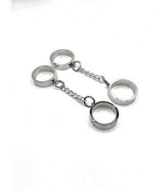 Kulla Chrome Plated Stainless Steel Cuffs Kulla Chrome Plated Stainless Steel Cuffs