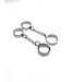 Kulla Chrome Plated Stainless Steel Cuffs