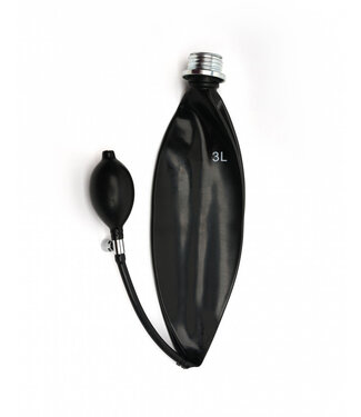 665 Leather Gas Mask Restriction Bag with Pump Bulb