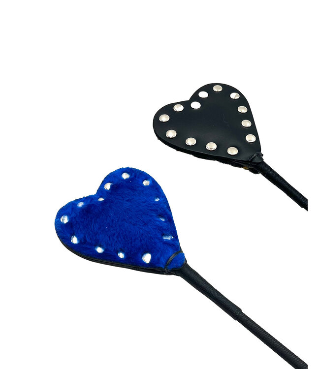 Leather Heart Riding Crop