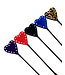KOOKIE INT'L Leather Heart Riding Crop