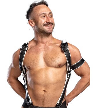 Mr. S Leather Hardline Hunter | Leather Chest Harness