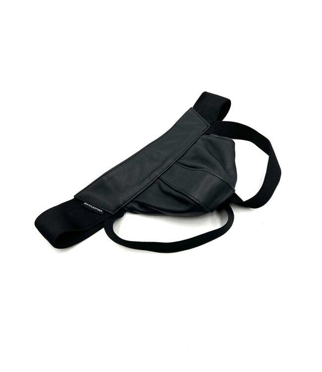 Traditional Leather Open-Ass Jockstrap