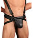 Traditional Leather Open-Ass Jockstrap