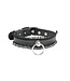 Pettit lace leather choker