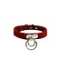 Velvet Double O-Ring BDSM Collar