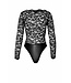Psyche Lace and Wetlook Bodysuit