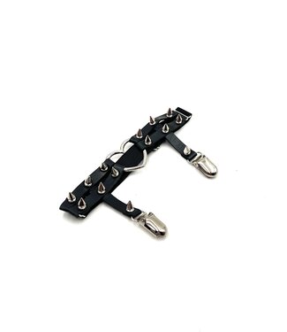 Kulla Adjustable Leg Garter with Punk Rock Rivet