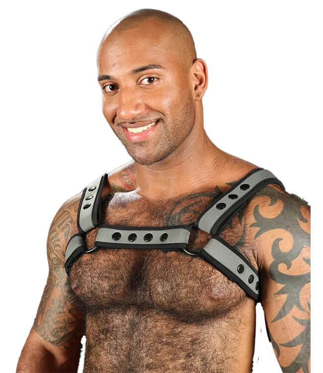 Neo Bold Color Bulldog Harness Mr. S Leather