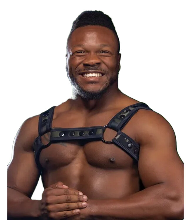 Neo Bold Color Bulldog Harness Mr. S Leather