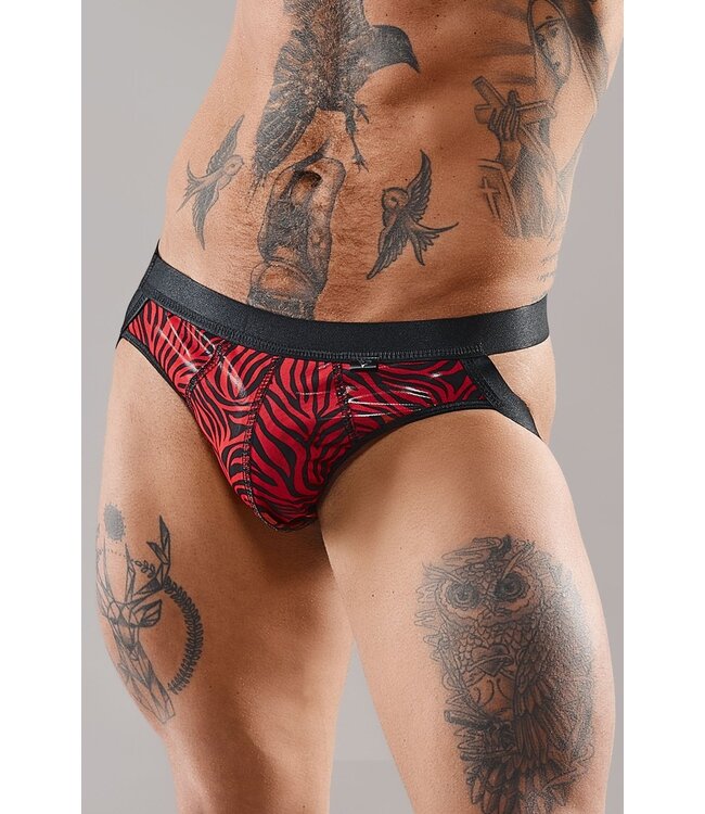 Red and Black Zebra jockstrap