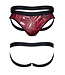 Black And Red Zebra jockstrap