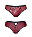 Red and Black Zebra brazilian briefs