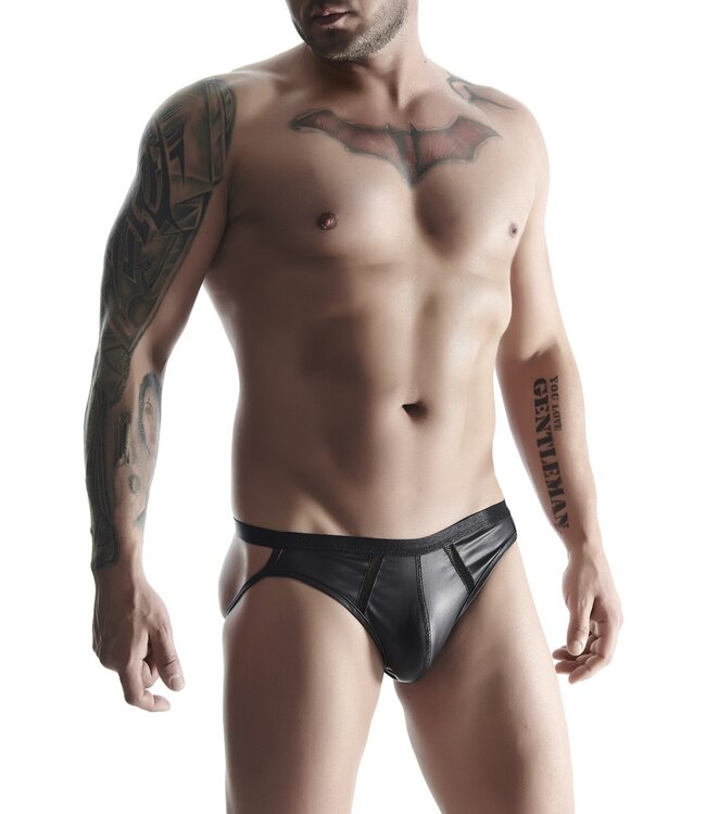 Wetlook jockstrap briefs