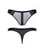 Peek a boo men's  mesh thong