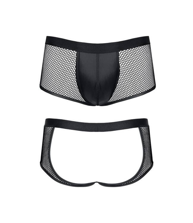 Wetlook and mesh Assless shorts