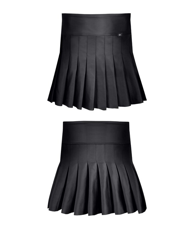 High-waisted  skirt with pleats