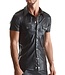 Black wetlook Master Shirt