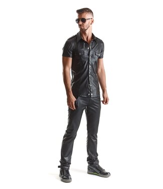 Regnes Black wetlook Master Shirt