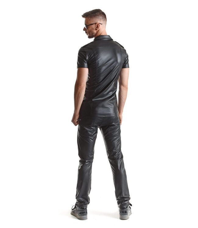 Black wetlook Master Shirt