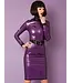 Latex Incognito Dress in Purple