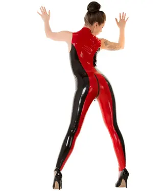 Honour Clothing Sabrina Two Tone Latex Catsuit