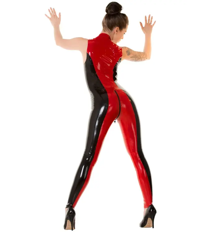 Sabrina Two Tone Latex Catsuit