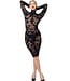 Patrice Catanzaro The Cougar Mesh Black Dress