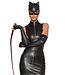 Long Faux leather Open Finger Gloves