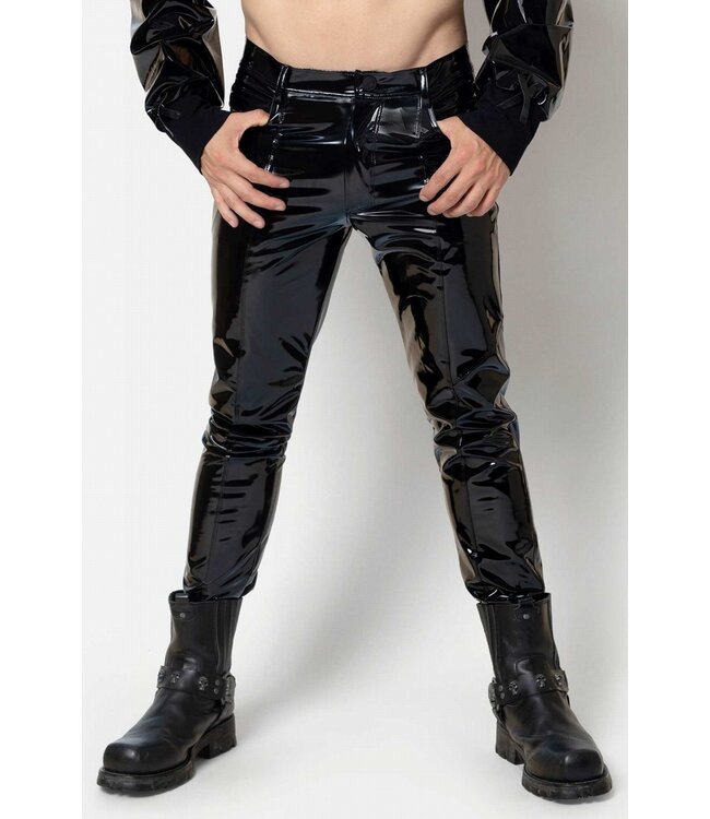Joss  Black vinyl pants