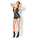Monceau wetlook fetish playsuit